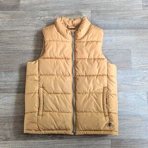 Gap Kids Cold Control Golden Brown Puffer Vest Size Small